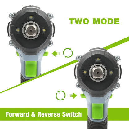 Llave de Impacto Inalámbrica 20V 1/2" con Batería y Cargador Rápido – 300 N·m