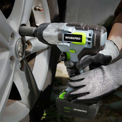 Llave de Impacto Inalámbrica 20V 1/2" con Batería y Cargador Rápido – 300 N·m