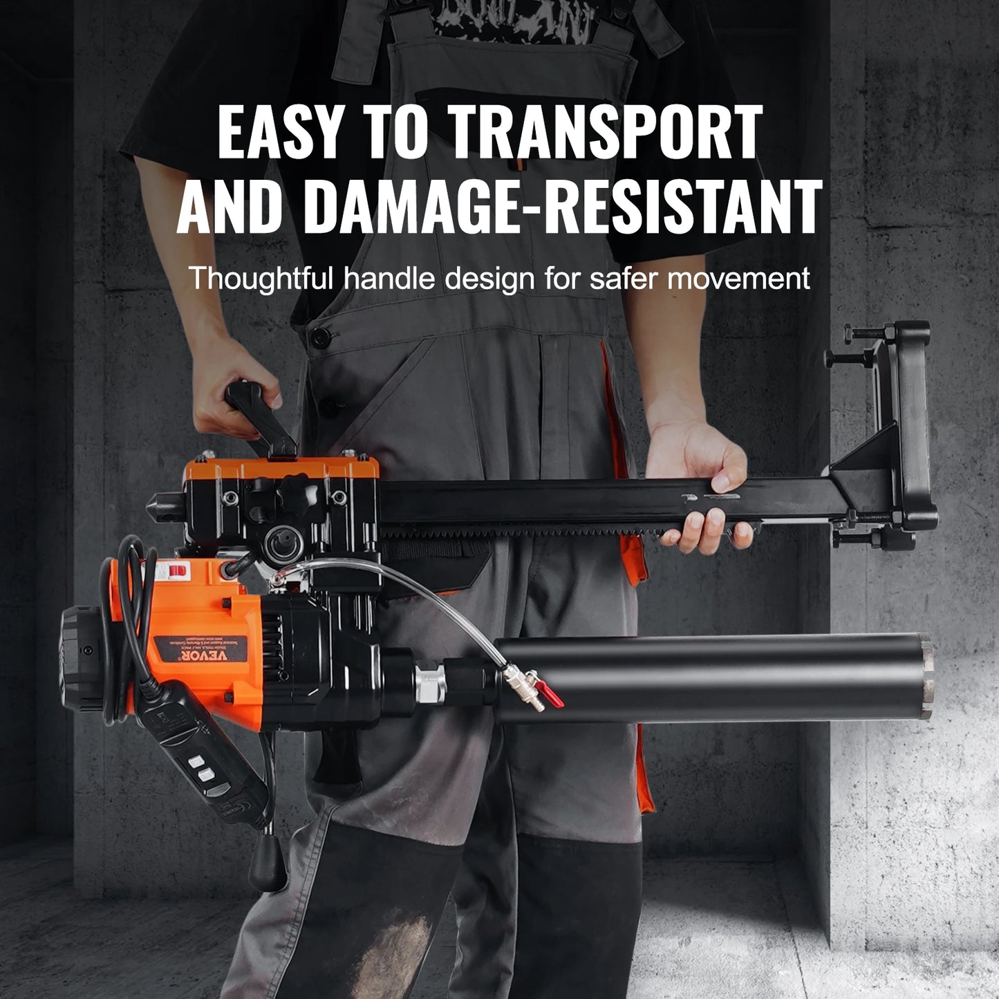 Taladro de núcleo eléctrico – versiones 3200W Ø250 mm y 3500W Ø300 mm