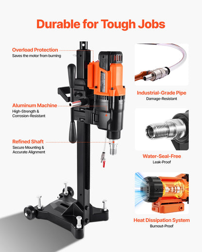 Taladro de núcleo eléctrico – versiones 3200W Ø250 mm y 3500W Ø300 mm